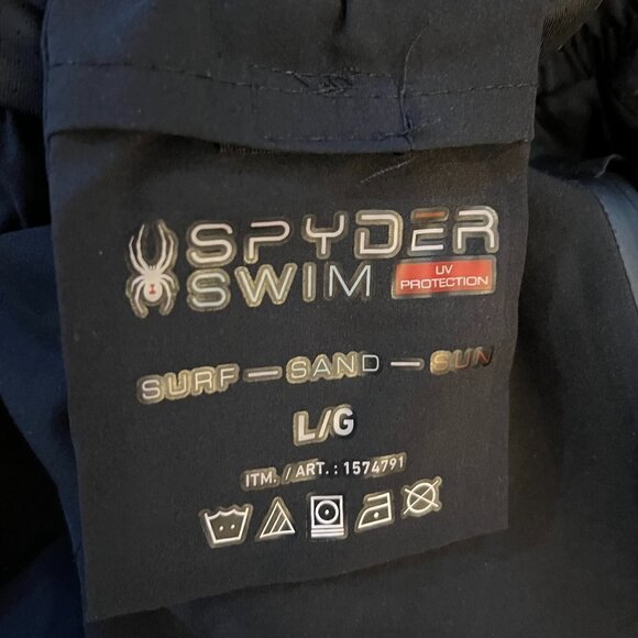 Spyder Swim UV Protection Size Large Black - Picture 4 of 6